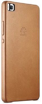 HUAWEI Brown Leather protective case for P8 - Case