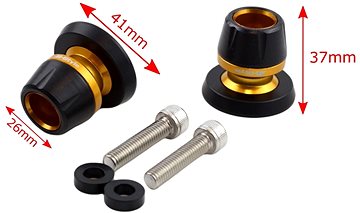 SEFIS Apex rollers - orange - M6 screws - Bobbin Adapters
