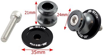 SEFIS Evo rollers - gold - screws M8 - Bobbin Adapters