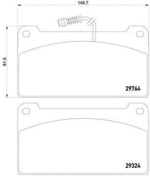 BRAKE DISC SET MERCEDES-BENZ - Brake Pads