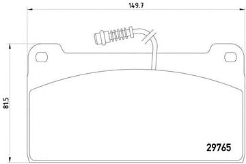BRAKE PAD SET MERCEDES-BENZ - Brake Pads