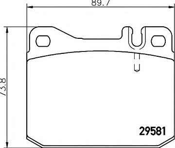 BRAKE DISC SET MERCEDES-BENZ - Brake Pads