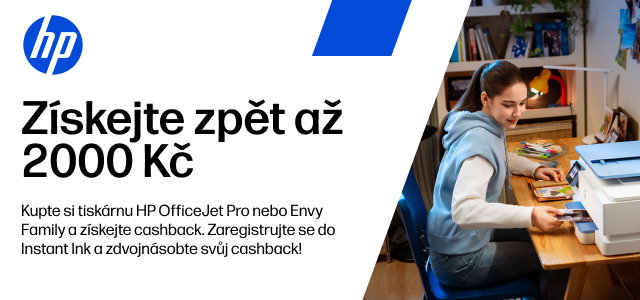HP Cashback tiskárny