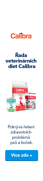 Veterinární krmivo pro psy a kočky značky Calibra