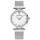 Dámske strieborné hodinky s kamienkami FESTINA