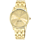 Zlaté analogové hodinky