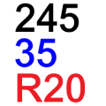 All Season Tyres 245/35 R20