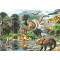 Puzzle s motivem dinosauři