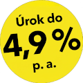 Na splátky od 4,9 %