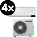 Multi-Split AC With Four Indoor Units