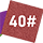 40 Grit Sandpaper Sheets