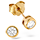 Zlaté náušnice pecky