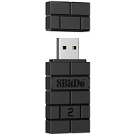 8BitDo USB Wireless Adaptér 2 – Black – Nintendo Switch / PC - Bluetooth adaptér
