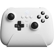 8BitDo Ultimate Wireless Controller with Charging Dock - White - Nintendo Switch - Kontroller