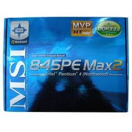 MSI 845PE Max2 FIR (MS-6704) i845PE LAN, FW, ATA133 RAID DDR sc478 - Motherboard