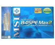 MSI 845PE Max2 BFISR (MS-6704) i845PE LAN, FW, ATA133 SATA RAID DDR sc478 - Motherboard