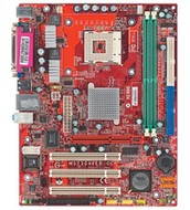 MSI PM8M-V (MS-7104), VIA P4M800, 2xDDR400, AGP8x, ATA133, SATA, USB2.0, LAN, ATX, sc478 - Motherboard