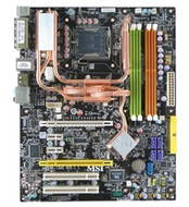 MSI P35 Platinum - P35/ICH9R, PCIe x16, DDR2 800, SATA II, eSATA, FW, USB2.0, GLAN, sc775 - Motherboard