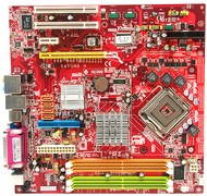 MSI 945GMB-FI - i945G/ICH7, int.VGA + PCIe x16, DualChannel DDR2 667, SATA II, USB2.0, FW, GLAN, mBT - Motherboard