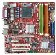 MSI 945GM4-FI - i945G/ICH7, VGA + PCIe x16, DualCh. DDR2 667, SATA II, FW, USB2.0, GLAN, sc775 bulk - Motherboard