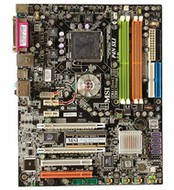 MSI P4N SLi-FI (MS-7160), nForce4 SLi IE DualCh DDR2, PCIe x16, SATA II, RAID, USB2.0, FW, GLAN sc77 - Motherboard