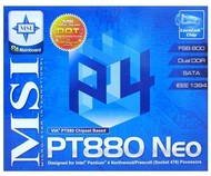 MSI PT880 NEO-LSR (MS-7008) VIA PT880 DualChannel DDR400 USB2.0 SATA LAN sc478 - Motherboard
