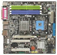 MSI 915GM Speedster-FA4 (MS-9625), i915GM/ICH6, VGA + PCIe x16, DualCh. DDR/DDR2, SATA, FW, 8ch audi - Motherboard