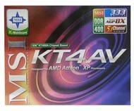 MSI KT4AVL (MS-6712) ViaKT400A DDR LAN scA retail - Základní deska