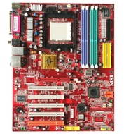 MSI K8T NEO2-F (MS-6702E) VIA KT800Pro DDR SATA RAID GLAN 7.1 audio sc939 - Motherboard