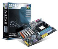 MSI K8N NEO4 SLi-Diamond - nForce4 SLi DualCh DDR 8ch audio 2xPCIe x16 2xGLAN sc939 - Motherboard