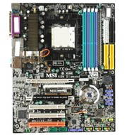 MSI K8N SLi-Diamond-54G+BT - nForce4 SLi DualCh DDR Creative audio 2xPCIe x16 SATA II 2xGLAN WiFi Bl - Motherboard