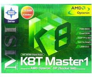 MSI K8T MASTER1-FAR VIA K8T800 DDR sc940 single - Motherboard