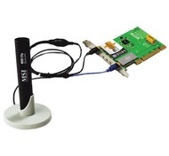 MSI Dual Net Card, WiFi 802.11g (11/54Mbps) + Bluetooth do PCI slotu, odpojitelná anténa - -
