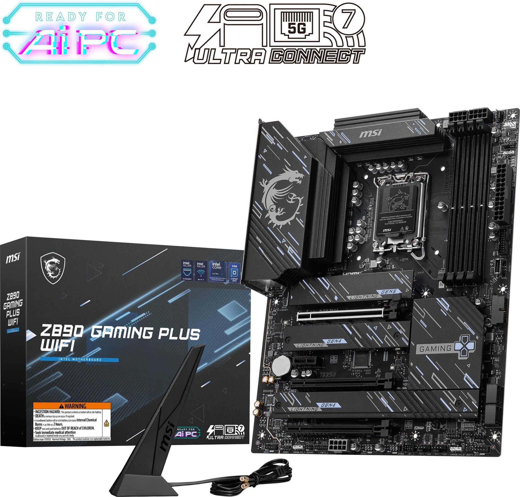 MSI Z890 GAMING PLUS WIFI - Motherboard