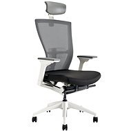 MERENS WHITE fekete alátámasztással - Irodai szék