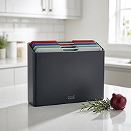 Joseph Joseph Chopsticks with stand Folio4 Regular 60214 Graphite/Coast 30×20cm - Cutting Board