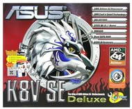 ASUS K8V SE DELUXE, K8T800, ATA133, SATA, DDR400, AGP8x, USB2.0, 6ch audio, Sc754 - Motherboard