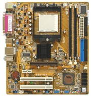 ASUS A8V-MX, VIA K8M800, ATA133, SATA2, RAID, DualCh. DDR400, VGA+AGP 8x, USB2.0, LAN, mATX, sc939 - Motherboard