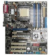 ASUS A8N-SLI DELUXE, nForce4 SLI, ATA133, DUAL SATA RAID, DualCh. DDR400, PCIe x16, USB2.0, sc939 - Motherboard