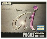 ASUS P5GD2 DELUXE - 915P/ICH6R, DCh. DDR2, 3xRAID, ATA133, SATA, USB2.0, FW, WiFi, GLAN - Motherboard