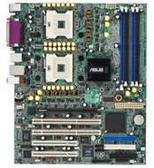 ASUS NCCH-DL i82875P, DualCh DDR 400 ECC, int. VGA, SATA RAID, FW, USB2.0, GLAN, 6ch audio, dual sc6 - Motherboard