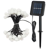 Aca Lighting LED solar ball lights frosted, 30 LEDs, 4.35 m + 2 m, warm white, IP44, 2 functions - Light Chain