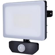 Solight LED spotlight Quick with sensor, 30W, 2550lm, 4000K, IP44, black - LED Reflector