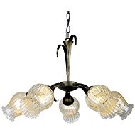 Pendant luminaire Flowers, 5xE27, diameter 63cm - Chandelier