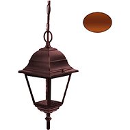 Outdoor pendant lantern HI6045R max. 60W/E27/IP45, brown - Garden Lighting