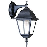 Outdoor wall lantern HI6042B max. 60W/E27/IP45, black - Garden Lighting