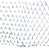 Aca Lighting LED Christmas star grid, 3 × 2 m, cold white, IP44 - Light Chain