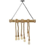 Aca Decor Suspended rope luminaire Merlin 6 × E27 - Chandelier