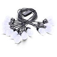 Aca Lighting LED smart party chain 10 W, RGB, bluetooth, 15 bulbs, 14 m + 6 m, IP44 - Light Chain