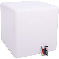 Aca Lighting Solar & Waterproof RGB+W LED Cube 40cm, Remote Control, Li-FePO4 18A - Decorative Lighting